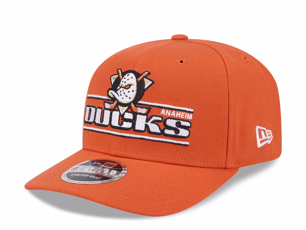 New Era Anaheim Ducks Stated Edition 9Seventy Stretch Snapback Hat front