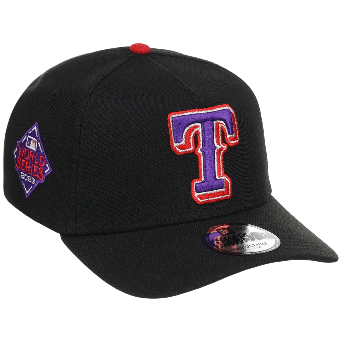Texas Rangers MLB Galaxy Dust New Era 9FORTY front view