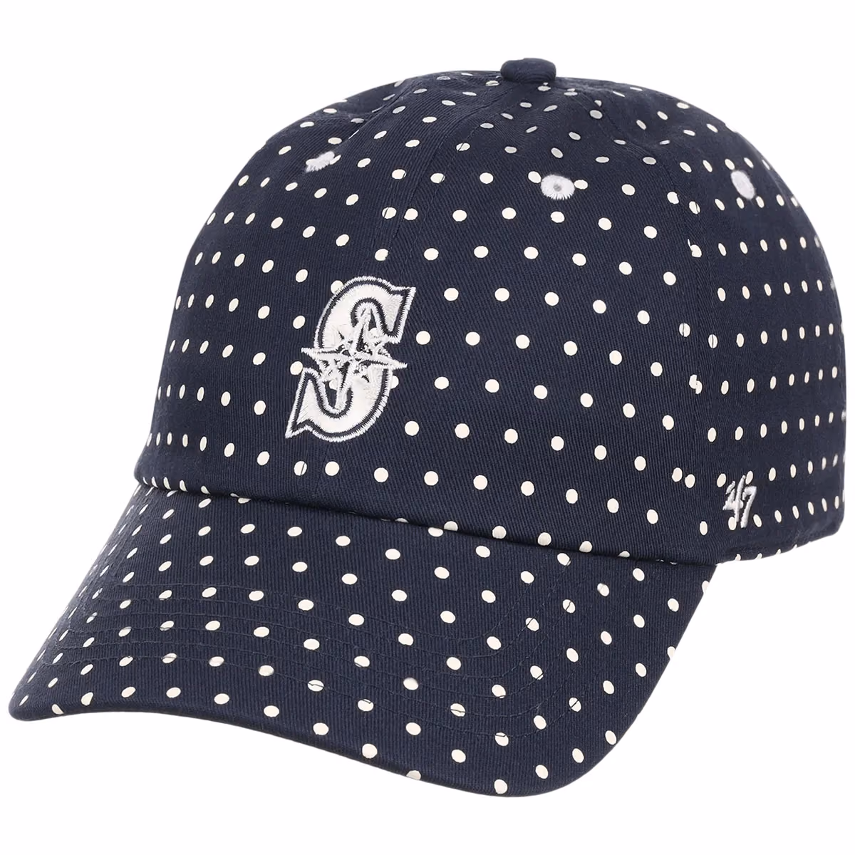 Seattle Mariners MLB Women's Polka Dot '47 Clean Up Collection detail view
