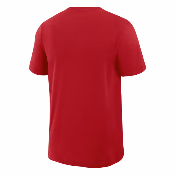San Francisco 49ers 2025 Rivalries Dri-FIT Slub NFL T-Shirt Red view 2