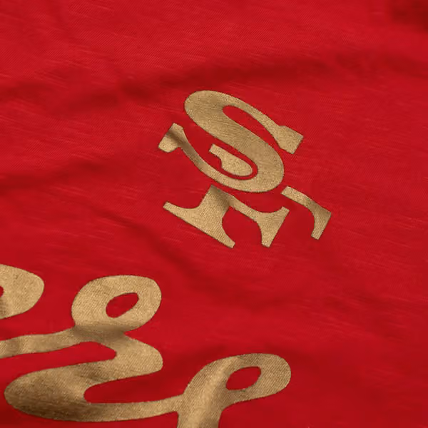 San Francisco 49ers 2025 Rivalries Dri-FIT Slub NFL T-Shirt Red view 3