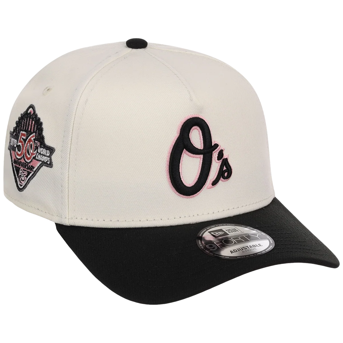 Baltimore Orioles MLB Chrome Blinky New Era 9FORTY A-Frame front view