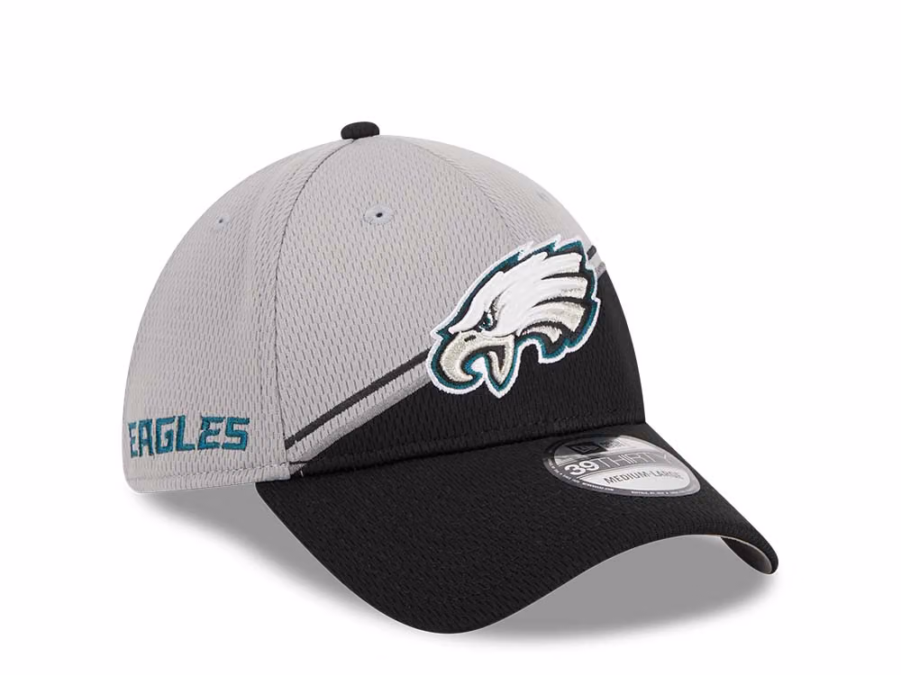 New Era Philadelphia Eagles NFL Sideline 2023 39Thirty Stretch Hat front