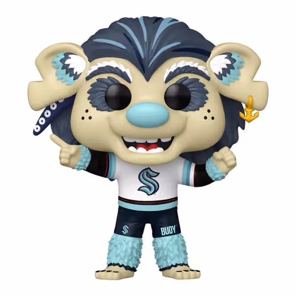 Funko POP! #08 Seattle Kraken Mascot Buoy Vinyl NHL Figure view 2