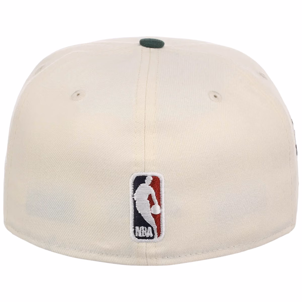 Milwaukee Bucks NBA Chrome OTC New Era 59FIFTY (Chrome/Dark Green) detail view