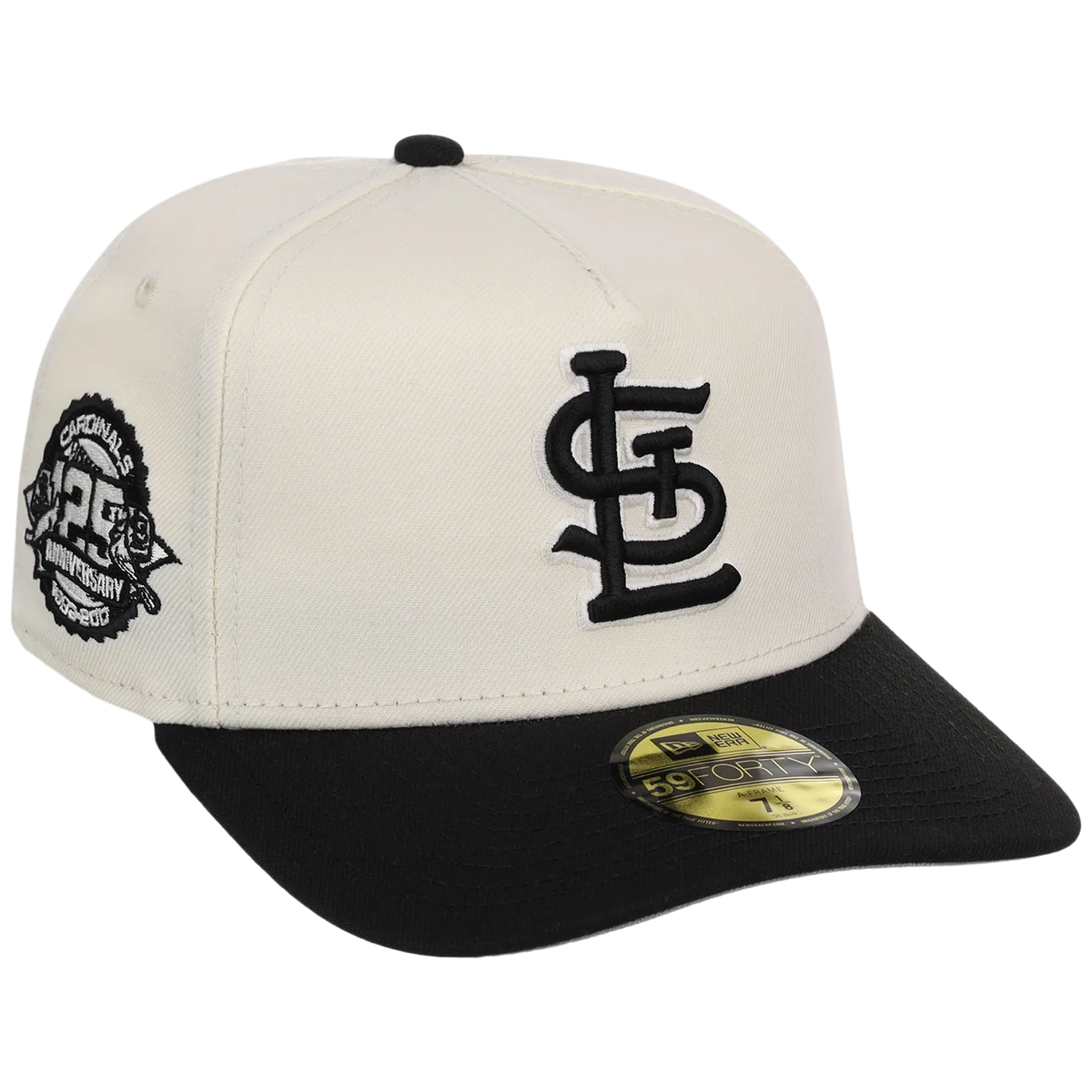St. Louis Cardinals MLB Chrome Noir New Era 59FORTY front view