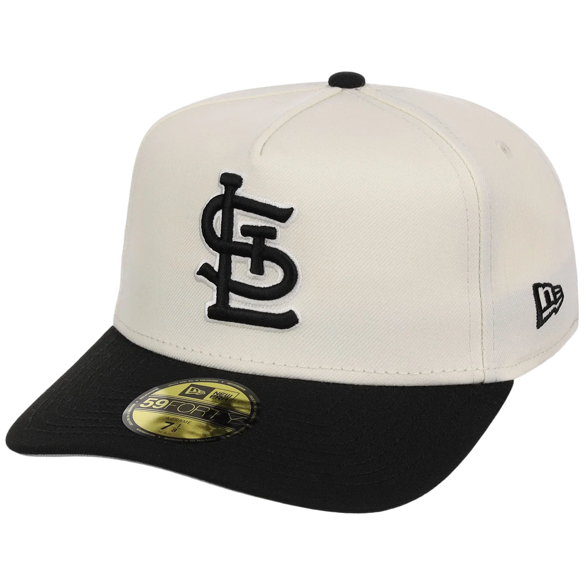 St. Louis Cardinals MLB Chrome Noir New Era 59FORTY detail view