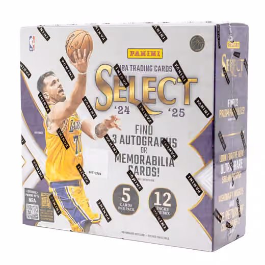 2024/25 Panini Select Basketball NBA Hobby Box view 1