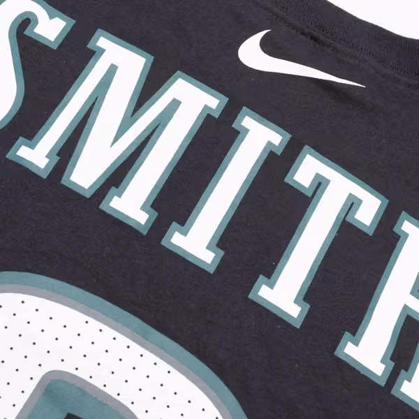 DeVonta Smith #6 Philadelphia Eagles Nike Player NFL T-Shirt Black view 4
