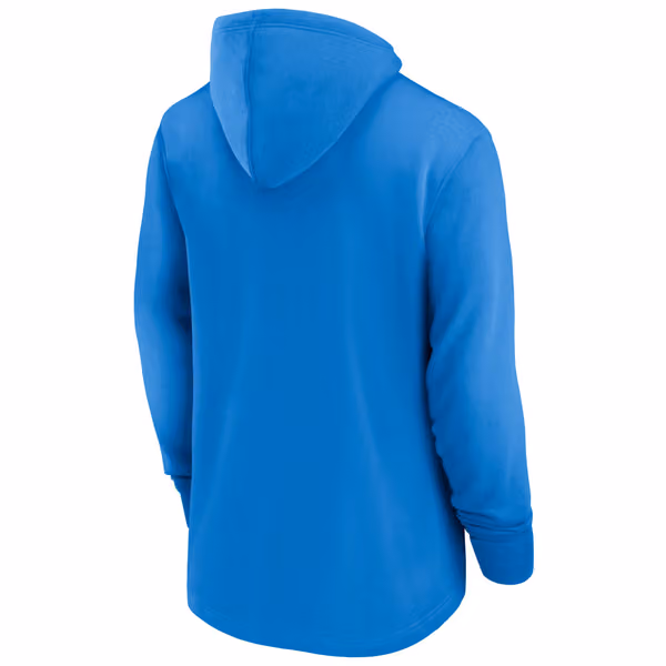 Los Angeles Chargers Classic Throwback Fleece NFL Hoodie Blue view 2