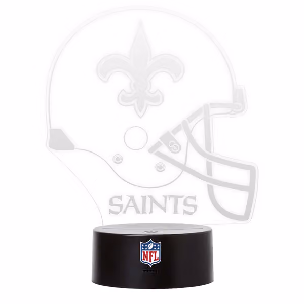 New Orleans Saints NFL Helmet LED Sign view 2