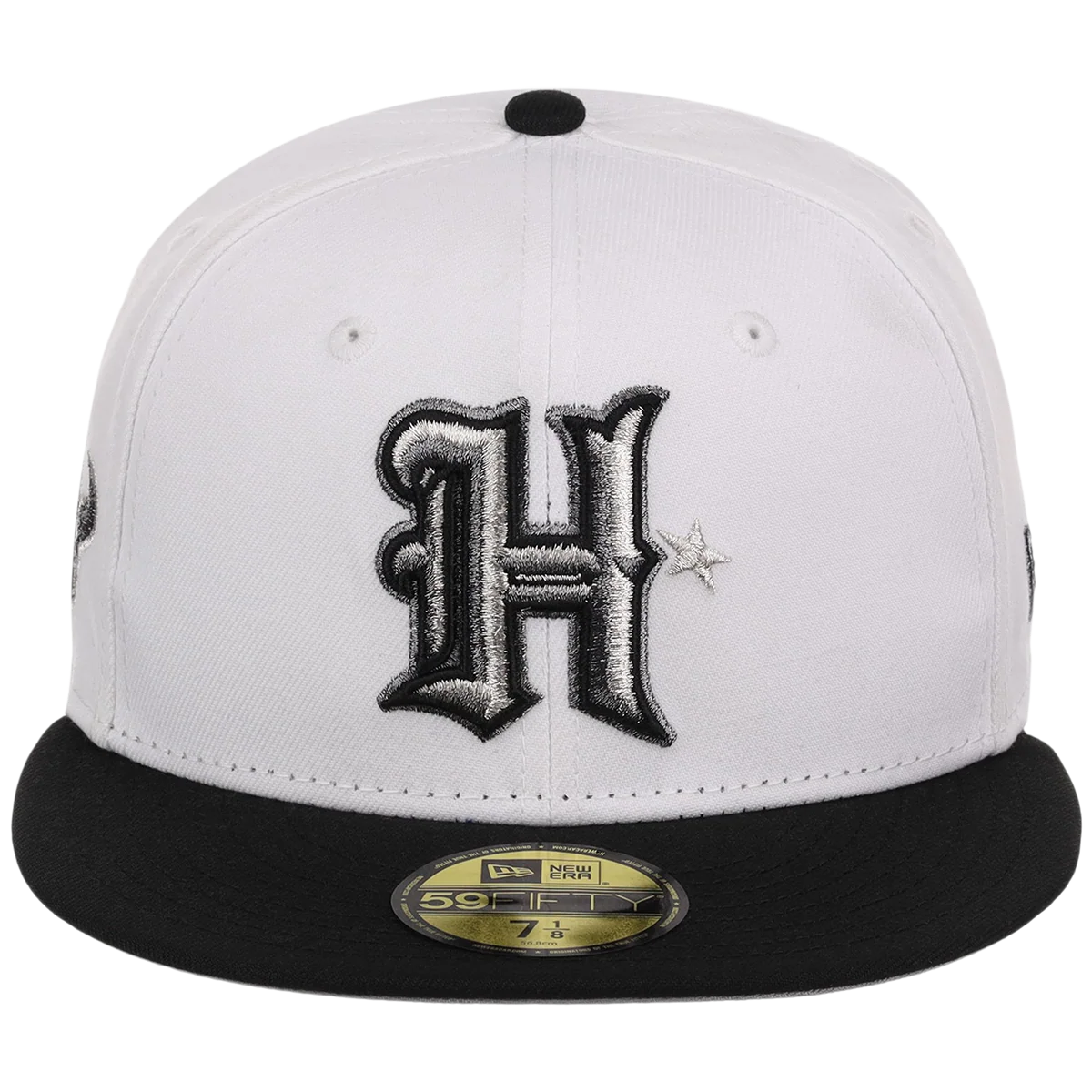 Houston Texans Houston Crown the City 'H Star' New Era 59FIFTY (White/Black) detail view