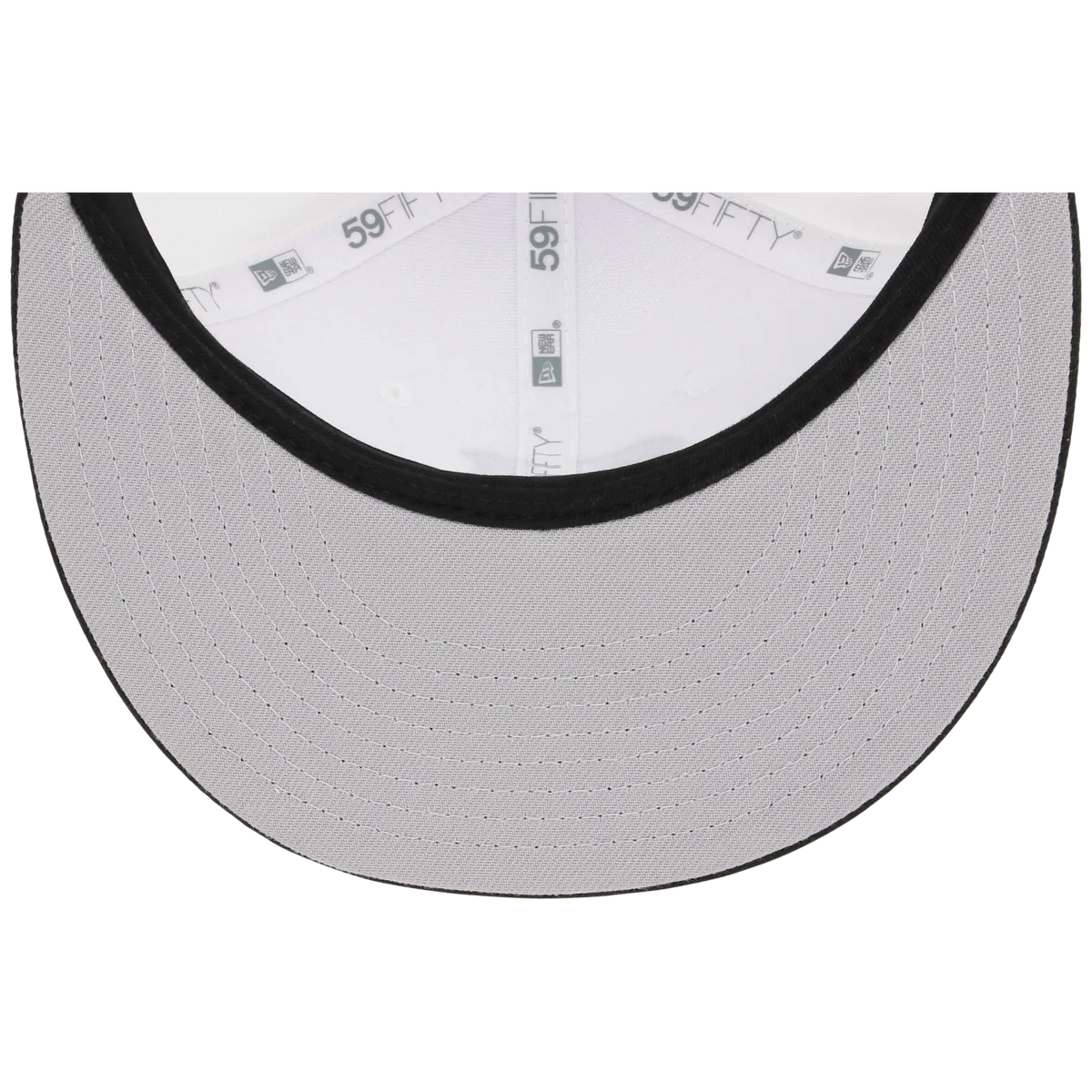 Houston Texans Houston Crown the City 'H Star' New Era 59FIFTY (White/Black) back view