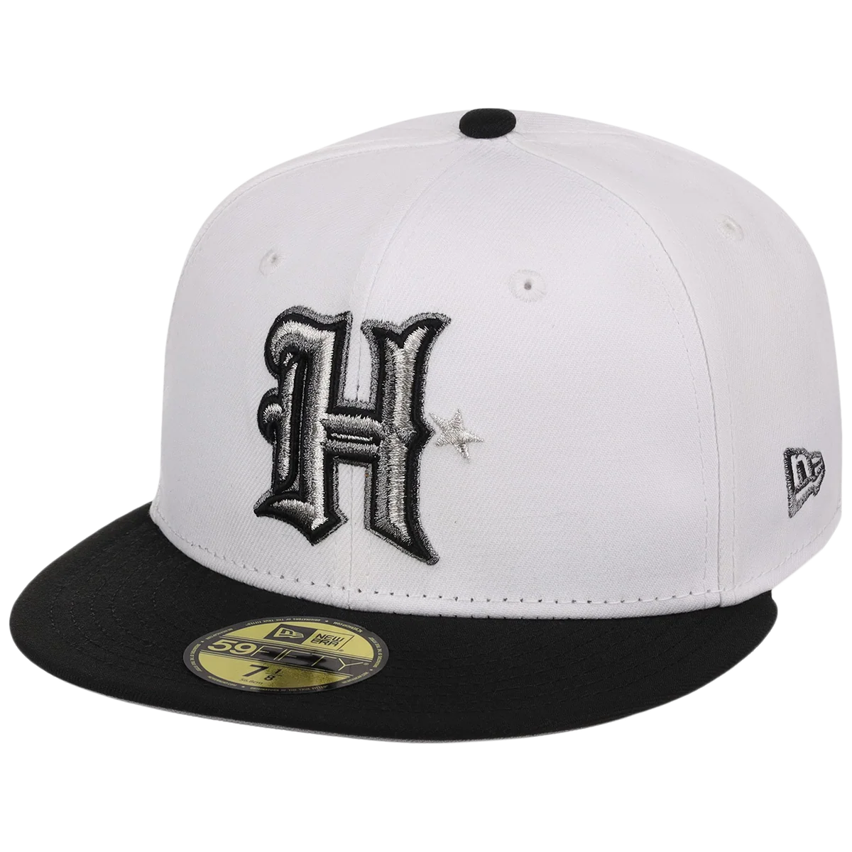 Houston Texans Houston Crown the City 'H Star' New Era 59FIFTY (White/Black) detail view