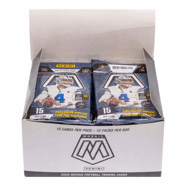 2025 Panini Mosaic Football NFL Fat-Pack Box view 6