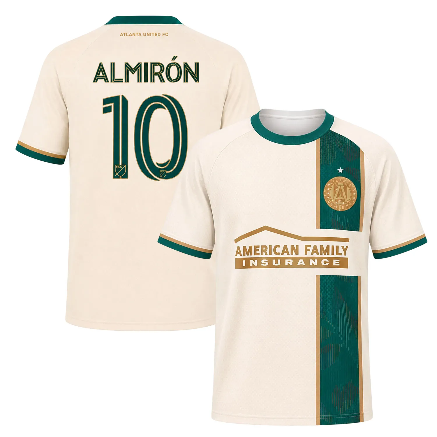 Atlanta United Soccer Jersey Miguel Almiron Bold Fanwear