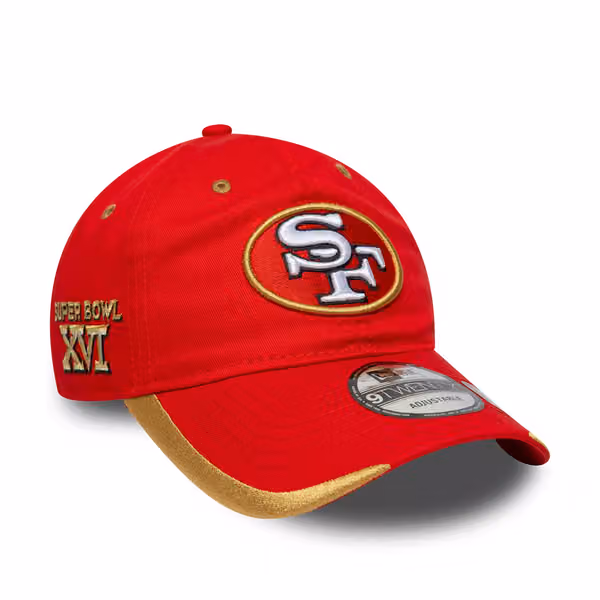 San Francisco 49ers Super Bowl XVI 9TWENTY Adjustable Cap Red product photo