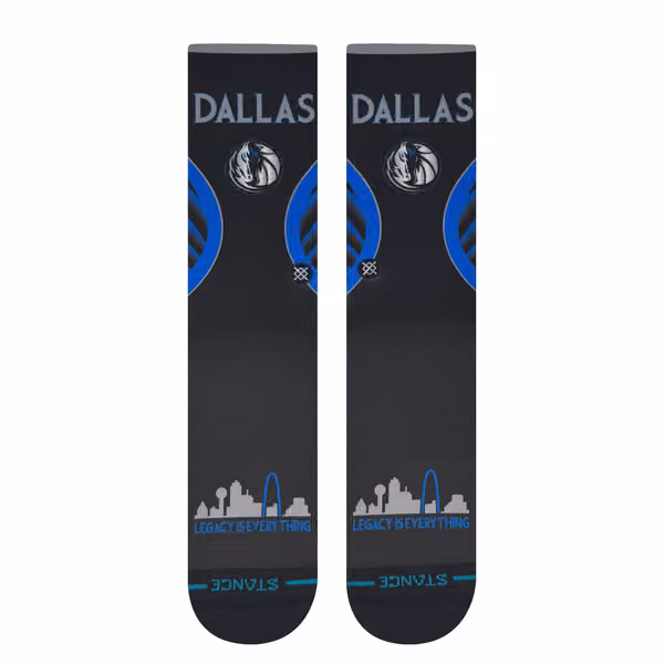 Dallas Mavericks 2025-26 NBA City Edition Crew Socks view 2