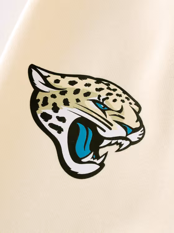 Jacksonville Jaguars 2026 NFL Rivalries Dri-FIT Crewneck Pullover Cream view 4