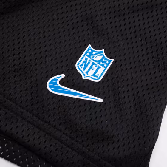 Carolina Panthers 2024 NFL Sideline Mesh Nike Dri-FIT Shorts Black view 4