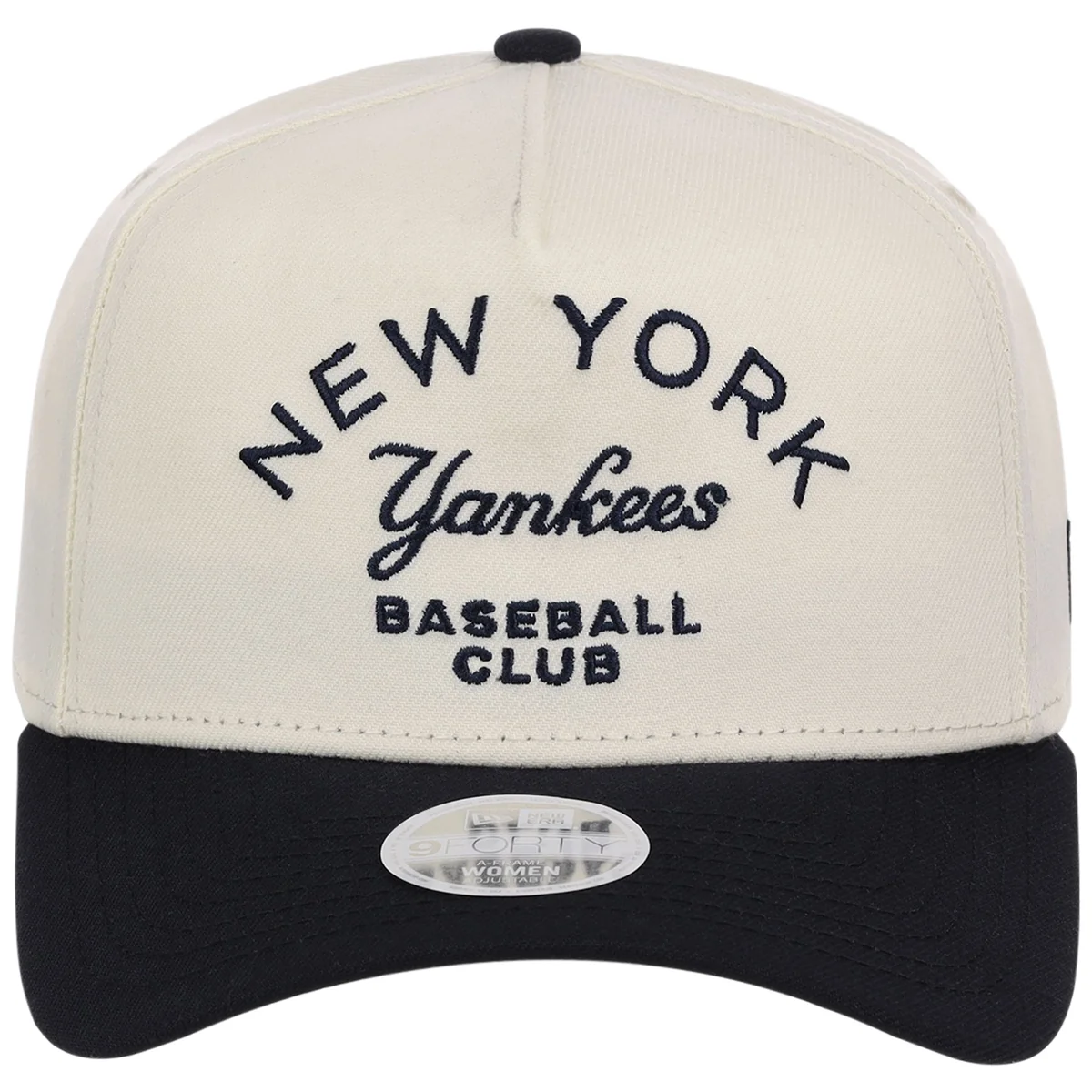 New York Yankees Ball Club Women's New Era 9FORTY A-Frame detail view