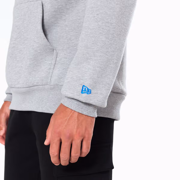 Detroit Lions Logo Hoodie New Era NFL Sweatshirt Grey view 3