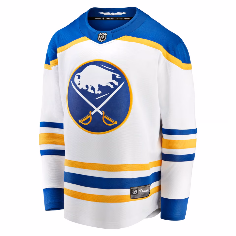 Buffalo Sabres Breakaway NHL Jersey Away White view 1