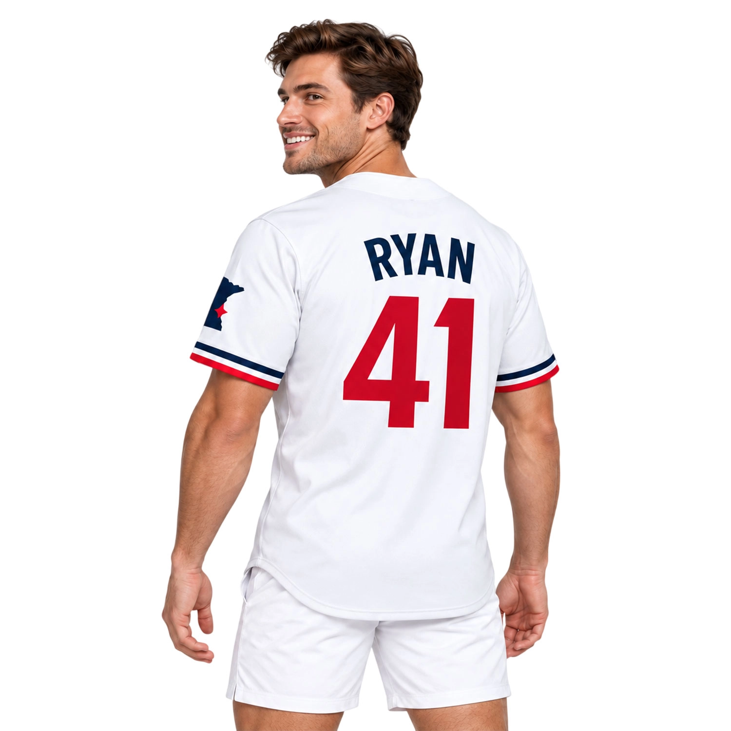 Joe Ryan Twins White Jersey Remarkable Home Style