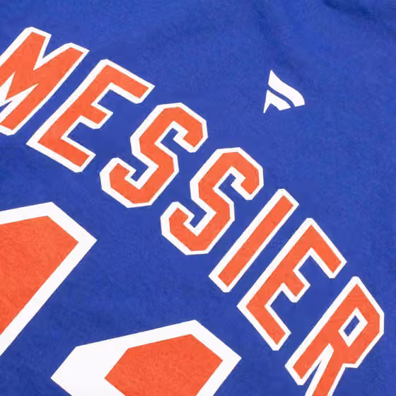 Mark Messier #11 New York Rangers Fanatics Alumni Player NHL T-Shirt Blue view 4
