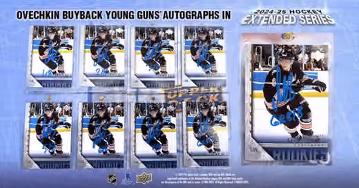 2024/25 Upper Deck Extended Series Hockey NHL Hobby Box view 6