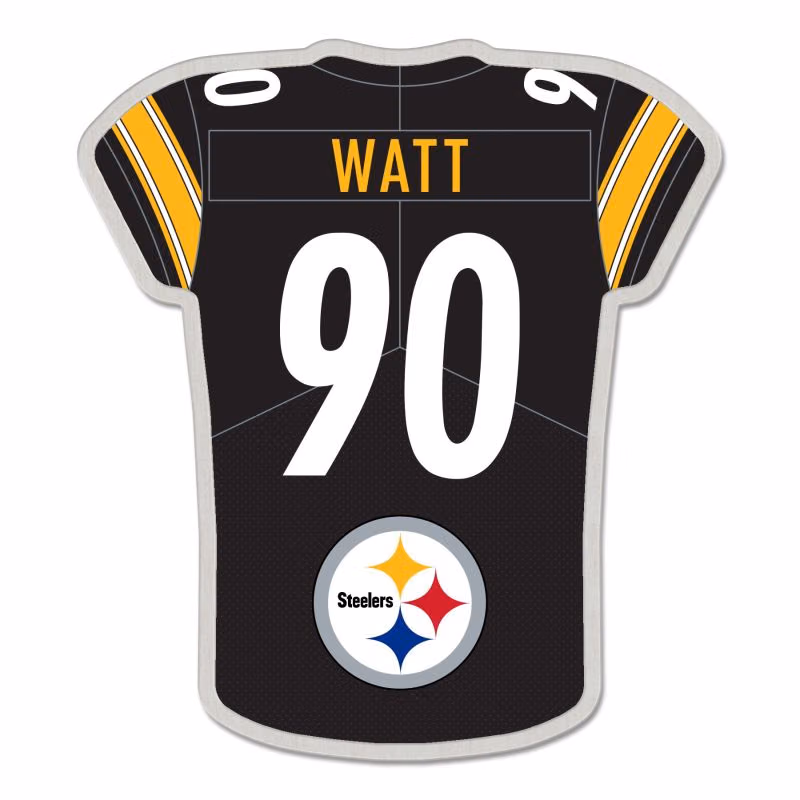 T.J. Watt #90 Pittsburgh Steelers NFL Player Jersey Pin view 1