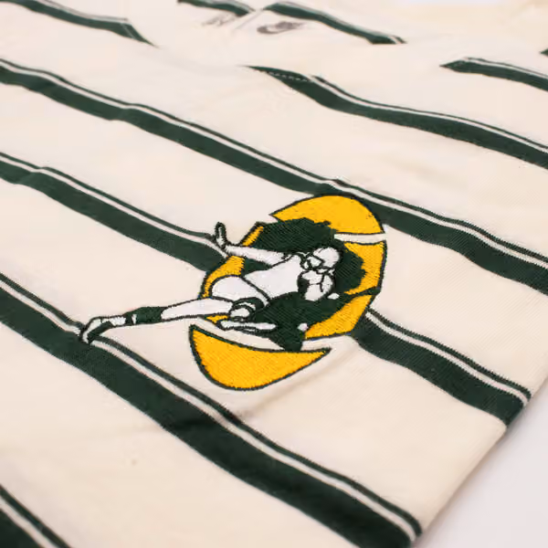 Green Bay Packers Rewind Striped Club NFL T-Shirt view 3