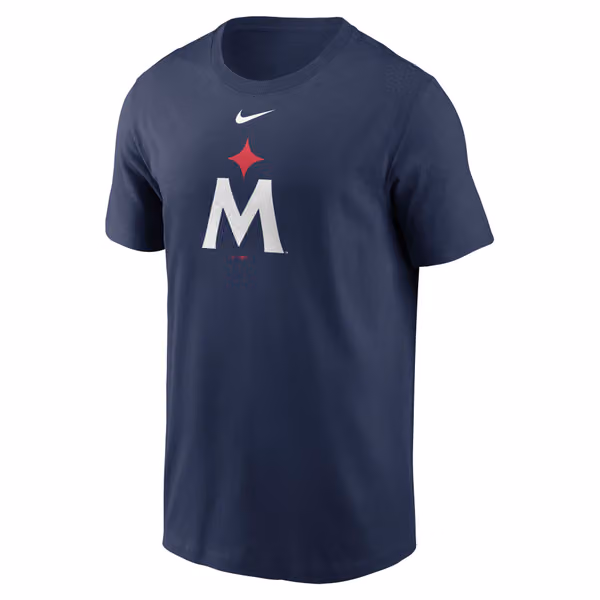 Minnesota Twins Large Logo MLB T-Shirt Navy view 1
