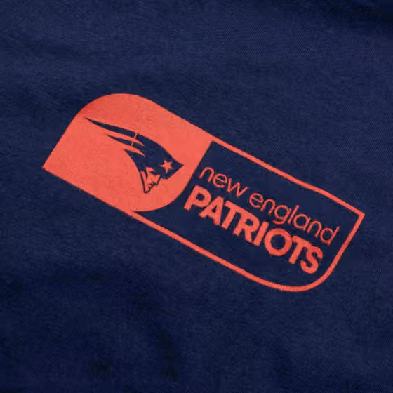 New England Patriots NFL All Out Nike Cotton Long Sleeve Navy view 3