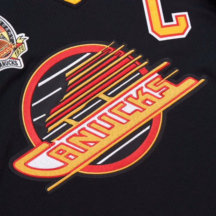 Trevor Linden #16 Vancouver Canucks 1994-95 Premium Power Play NHL Jersey Black view 6