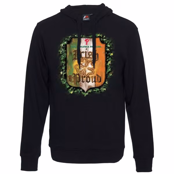 Philadelphia Phillies St. Patrick's Day Shamrock MLB Hoodie view 1