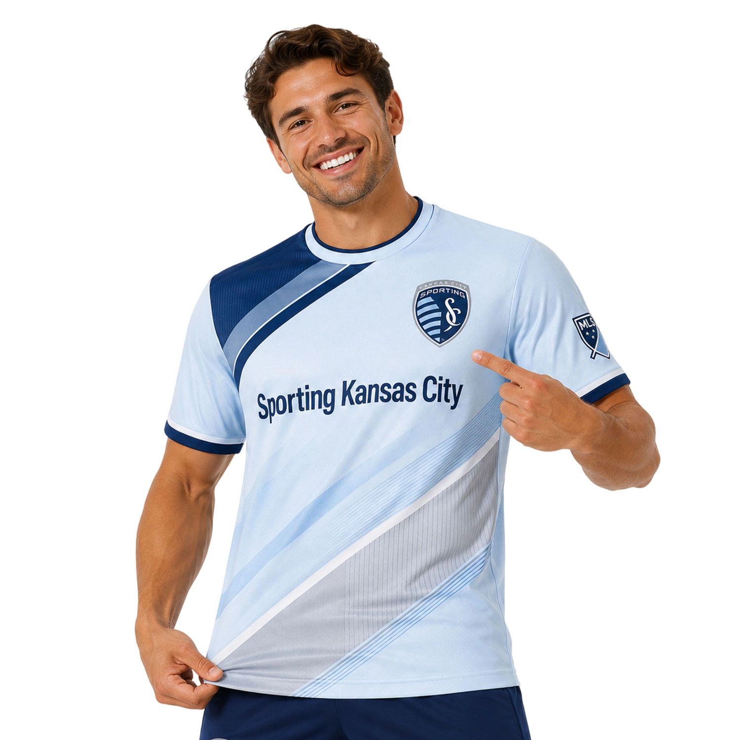 Sporting Kansas City Jersey Custom Stunning Diagonal