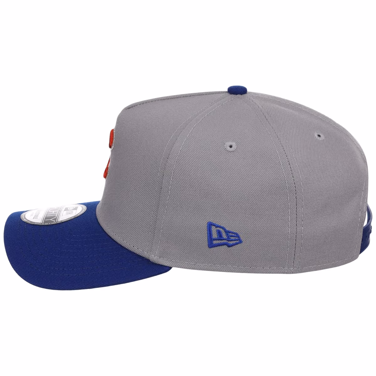 Chicago Cubs MLB Gray OTC FASHION CORE New Era 9FORTY A-Frame detail view