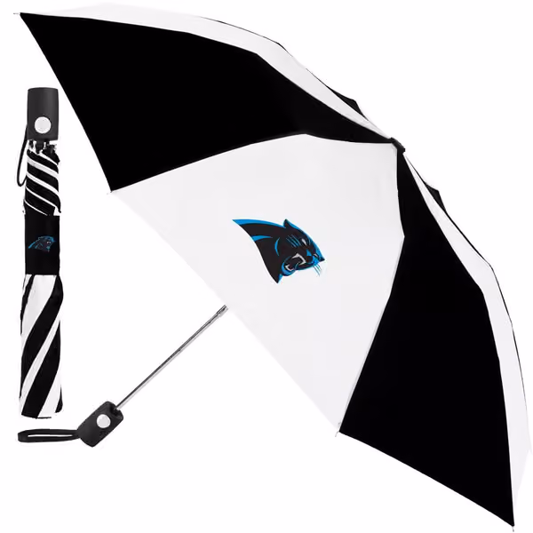 Carolina Panthers Auto Folding NFL Umbrella view 1