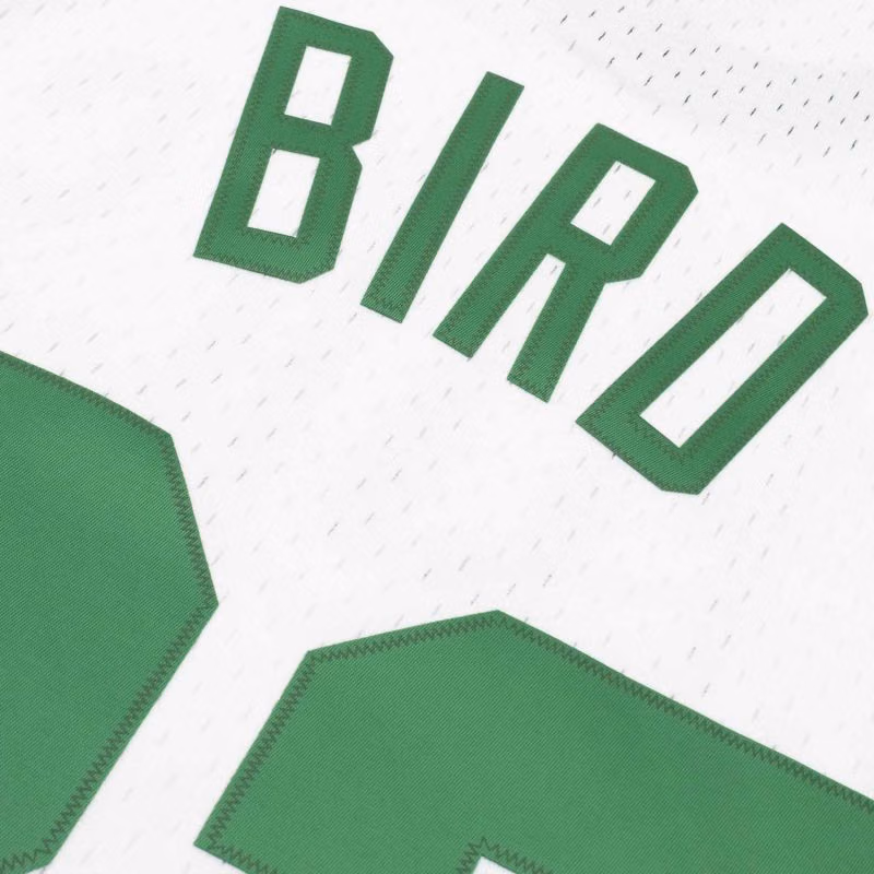 Larry Bird #33 Boston Celtics 1985-86 Mitchell & Ness Swingman NBA Jersey White view 5