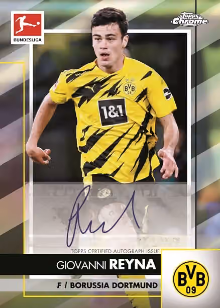 2020/21 Topps Chrome Bundesliga Soccer (Fussball) Hobby Box view 4