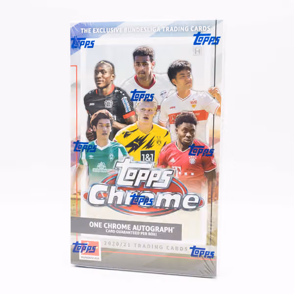 2020/21 Topps Chrome Bundesliga Soccer (Fussball) Hobby Box view 1
