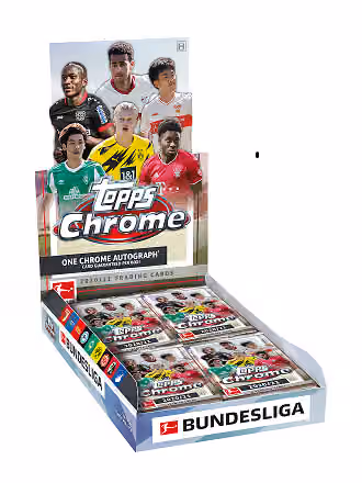 2020/21 Topps Chrome Bundesliga Soccer (Fussball) Hobby Box view 2