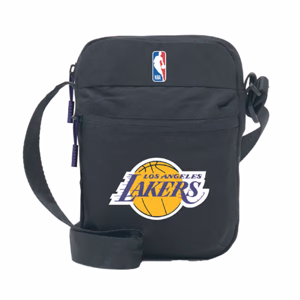 Los Angeles Lakers NBA Side Bag Black view 1