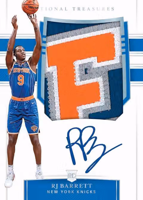 2019/20 Panini National Treasures Basketball Hobby Box NBA view 4