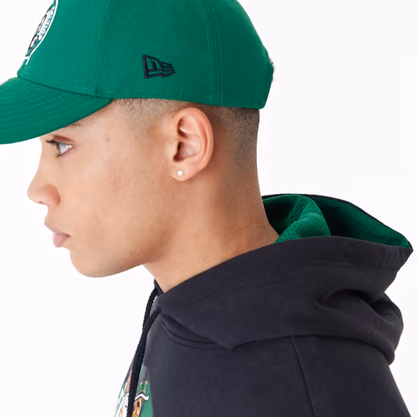 Boston Celtics Mesh Panel New Era Oversized NBA Hoodie view 5