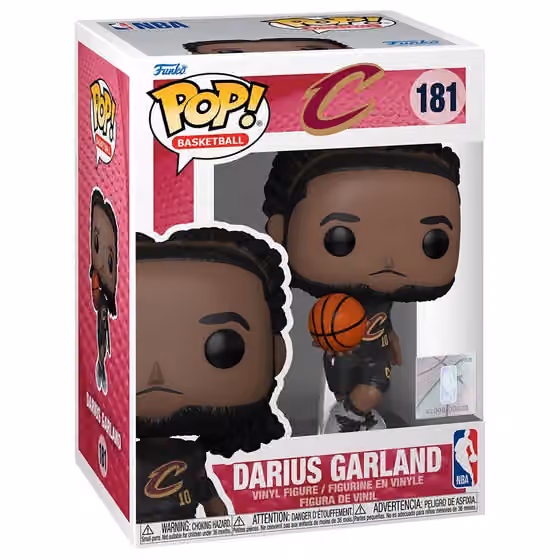 Funko POP! #181 Darius Garland Cleveland Cavaliers Vinyl NBA Figure view 1