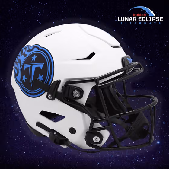 Tennessee Titans Lunar Eclipse NFL Speed Mini Helmet view 2