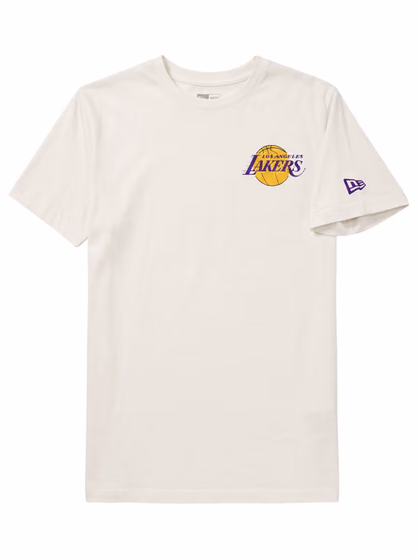 Los Angeles Lakers Ballpark Hot Dog Oversized NBA T-Shirt Cream view 2