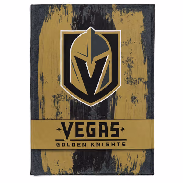 Vegas Golden Knights Brush Fleece NHL Blanket view 1